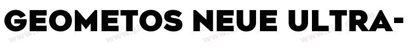 Geometos Neue Ultra字体转换